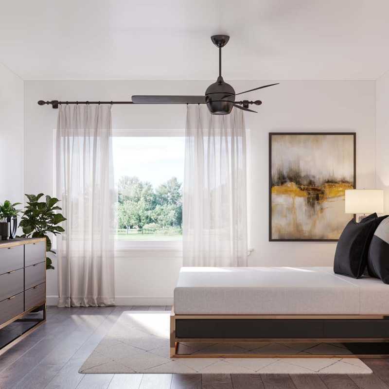 Contemporary, Glam, Classic Contemporary Bedroom Design by Havenly Interior Designer Troyce