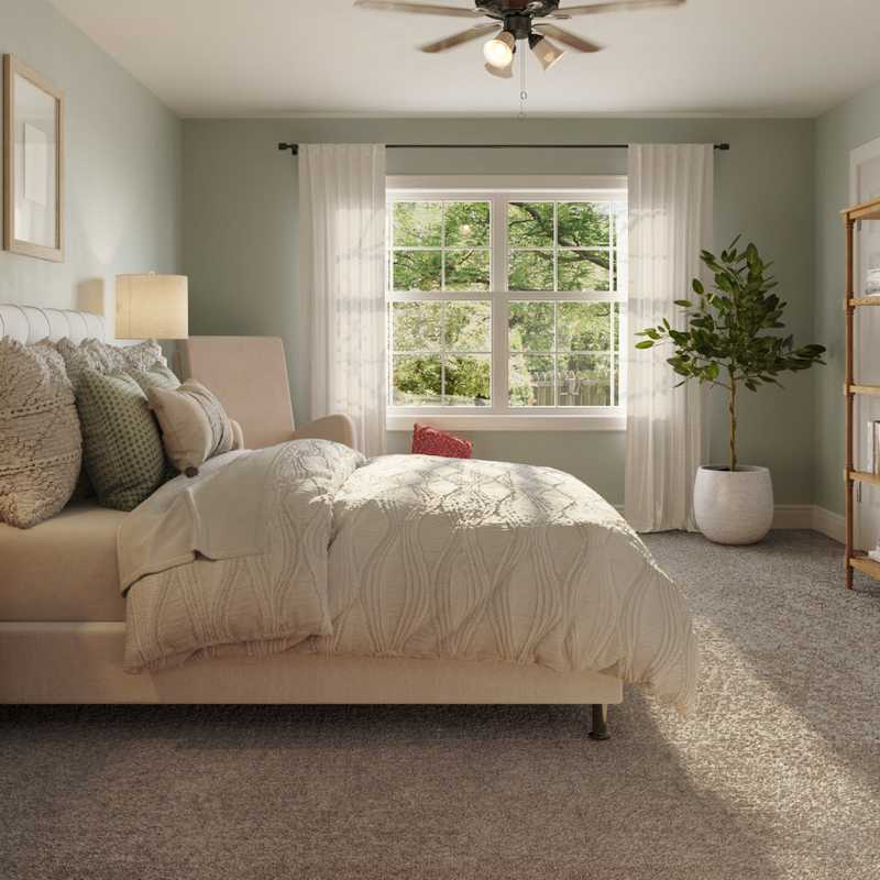 Modern, Traditional, Farmhouse, Midcentury Modern Bedroom Design by Havenly Interior Designer Amanda