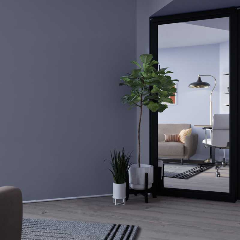 Contemporary, Midcentury Modern Office Design by Havenly Interior Designer Marisol