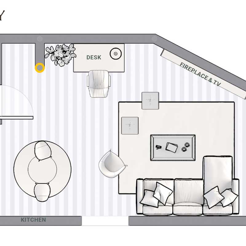 Living Room Design by Havenly Interior Designer Regina