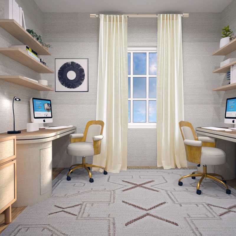 Modern, Scandinavian Office Design by Havenly Interior Designer Pamela