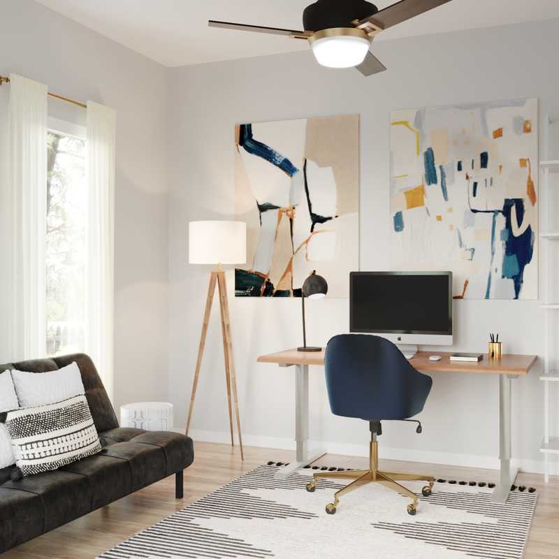 Office Design by Havenly Interior Designer Rachel
