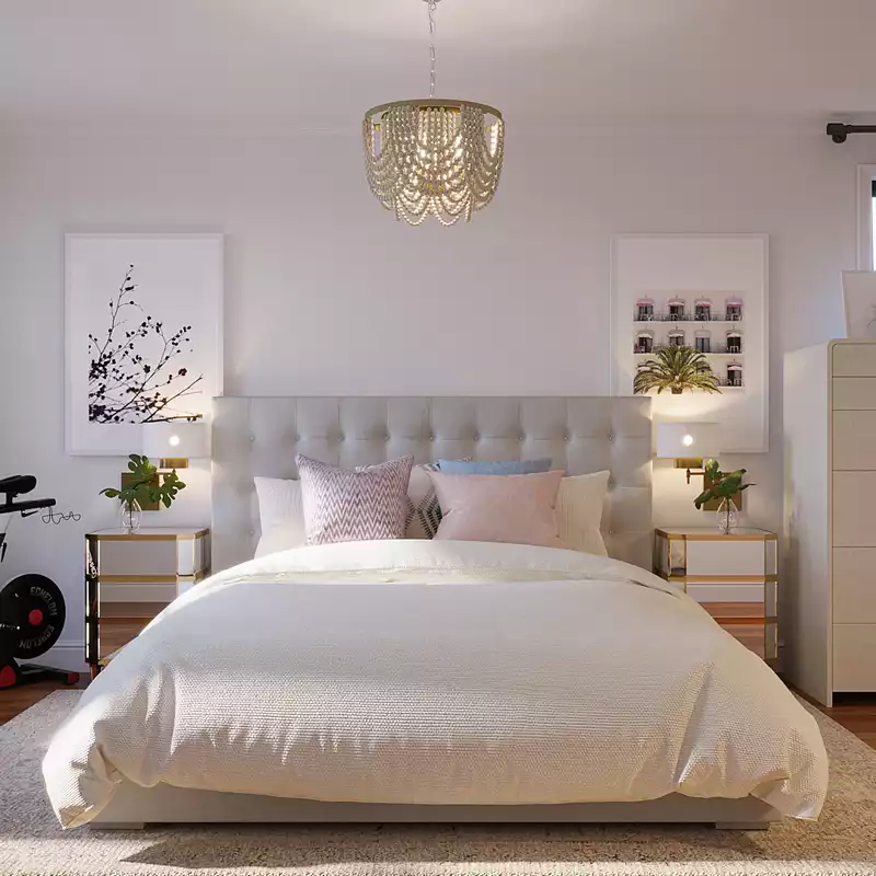 Glam Bedroom Design by Havenly Interior Designer Kendall