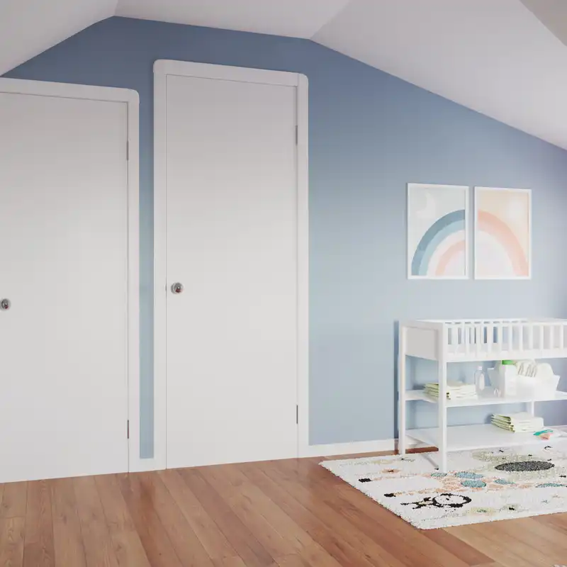 Eclectic, Bohemian, Glam, Midcentury Modern Nursery Design by Havenly Interior Designer Julia