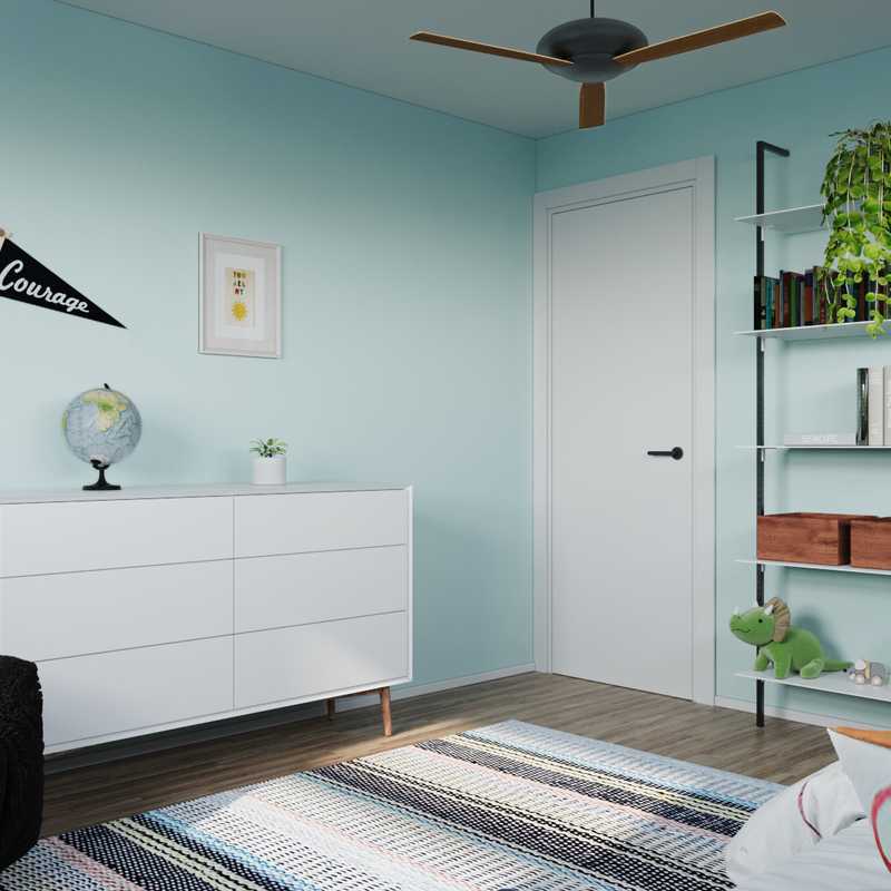 Midcentury Modern Bedroom Design by Havenly Interior Designer Veronica