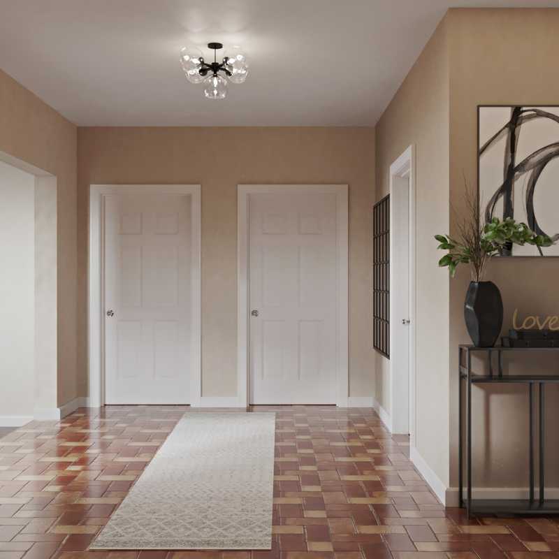 Modern, Glam, Minimal Entryway Design by Havenly Interior Designer Anahita