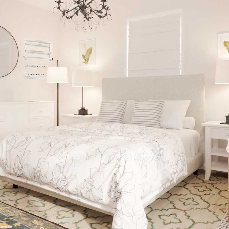 Midcentury Modern, Scandinavian Bedroom Design by Havenly Interior Designer Dayana