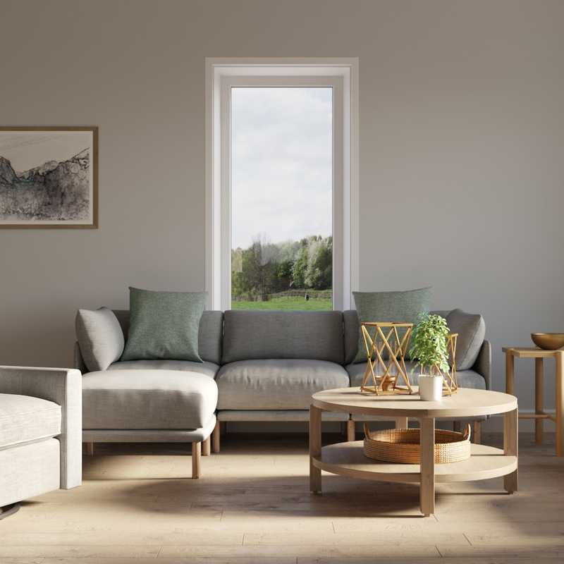 Minimal, Scandinavian Living Room Design by Havenly Interior Designer Omire