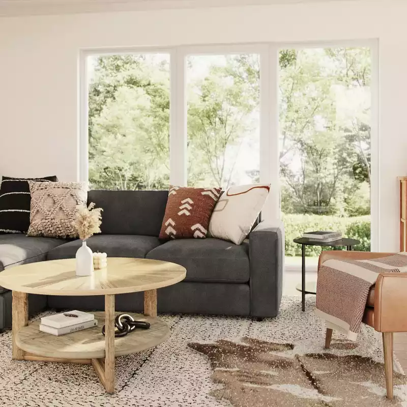 Scandinavian Living Room Design by Havenly Interior Designer Marley
