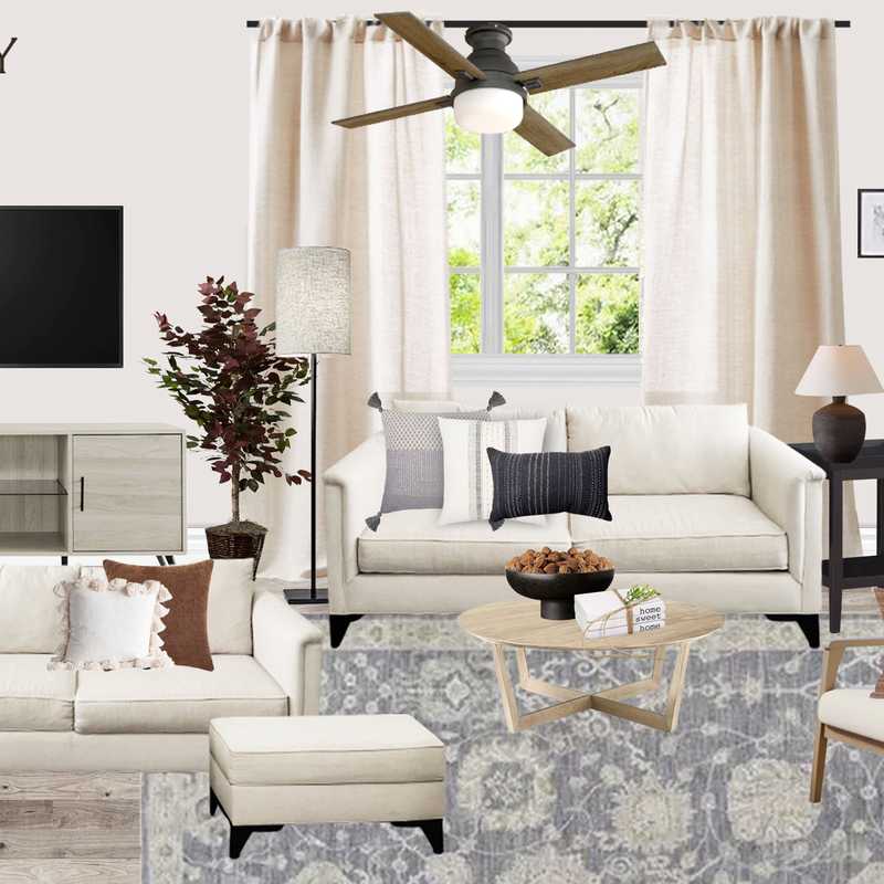 Minimal, Classic Contemporary, Scandinavian Living Room Design by Havenly Interior Designer Cristina