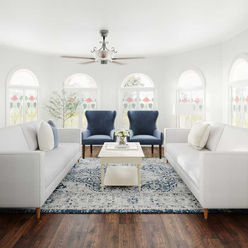 Classic, Traditional Living Room Design by Havenly Interior Designer Daniela