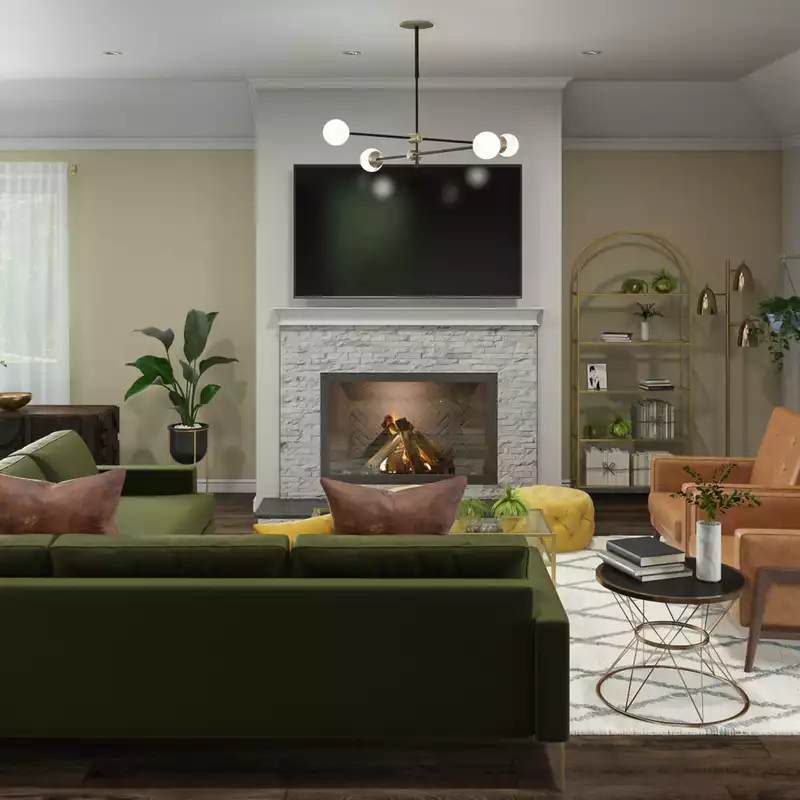 Contemporary, Modern Living Room Design by Havenly Interior Designer Francisco
