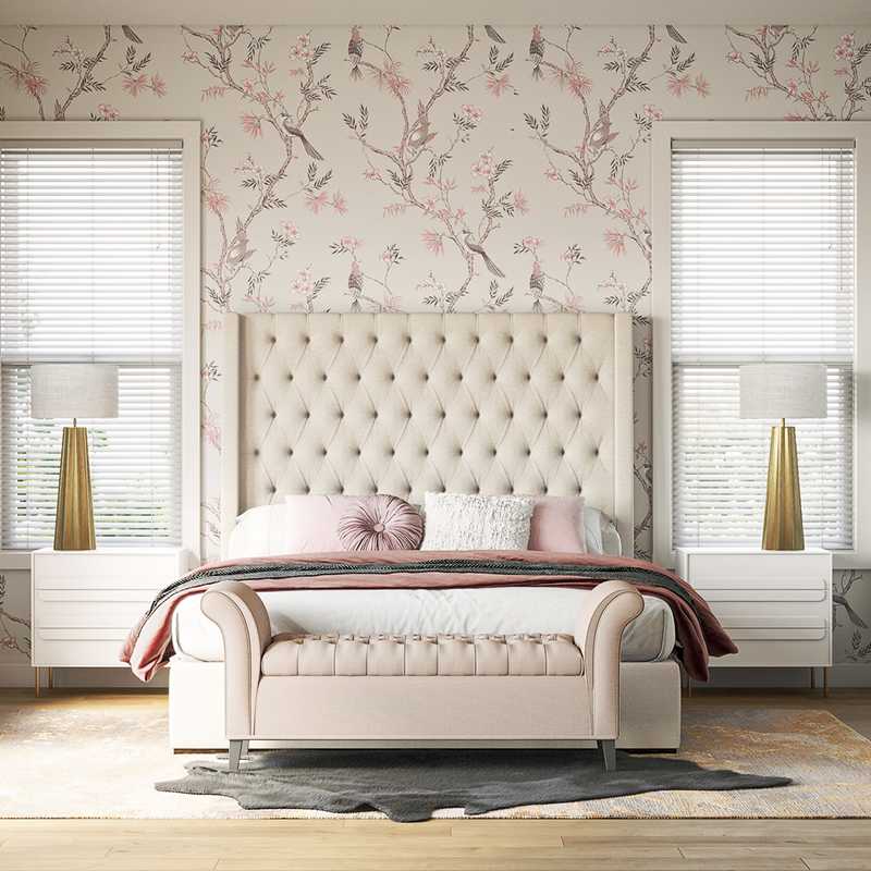 Modern, Glam Bedroom Design by Havenly Interior Designer Laurie