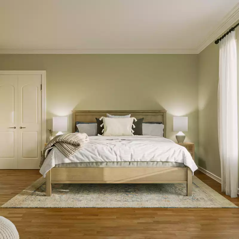 Midcentury Modern Bedroom Design by Havenly Interior Designer Ana