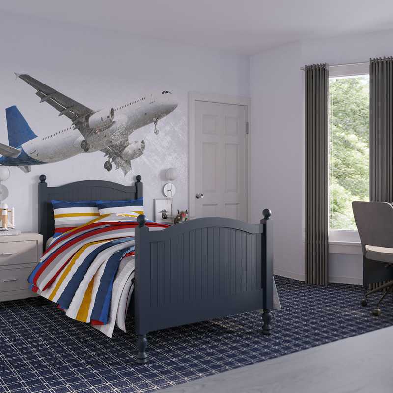 Modern, Minimal Bedroom Design by Havenly Interior Designer Jimena