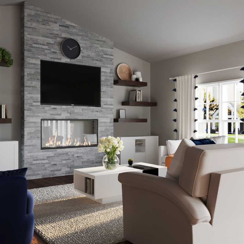 Modern, Bohemian Not Sure Yet Design by Havenly Interior Designer Katie