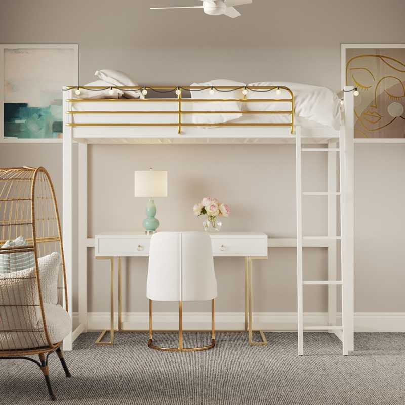 Modern, Bohemian Bedroom Design by Havenly Interior Designer Kayla