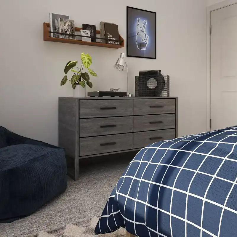 Contemporary Bedroom Design by Havenly Interior Designer Marley