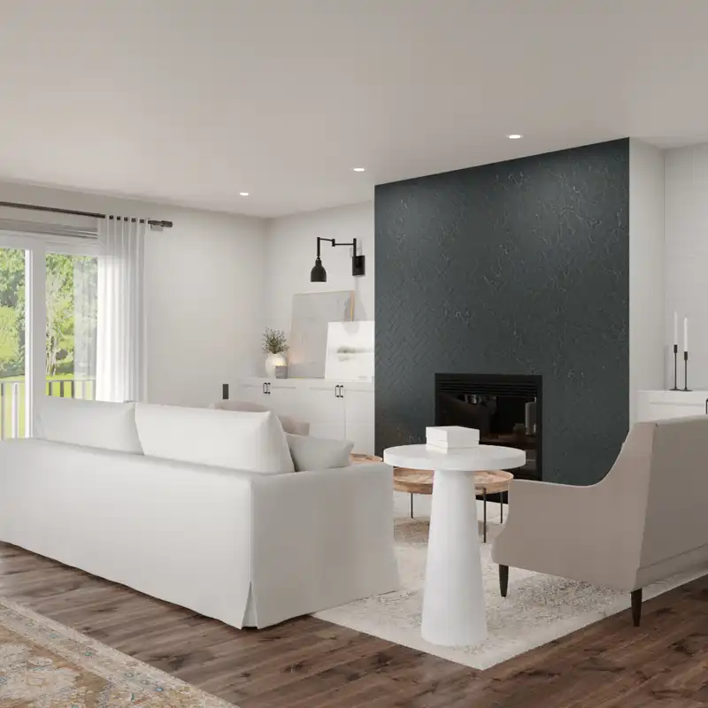 Modern, Coastal, Farmhouse, Rustic Living Room Design by Havenly Interior Designer Cami