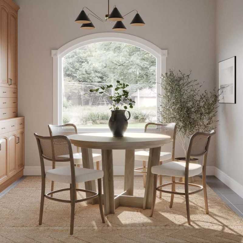 Farmhouse, Rustic Dining Room Design by Havenly Interior Designer Mariel