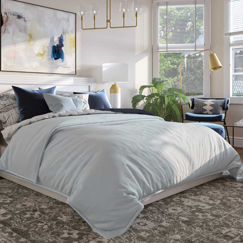 Modern, Glam Not Sure Yet Design by Havenly Interior Designer Mercedes