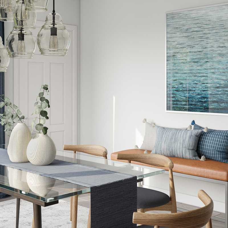 Midcentury Modern, Scandinavian Dining Room Design by Havenly Interior Designer Mercedes