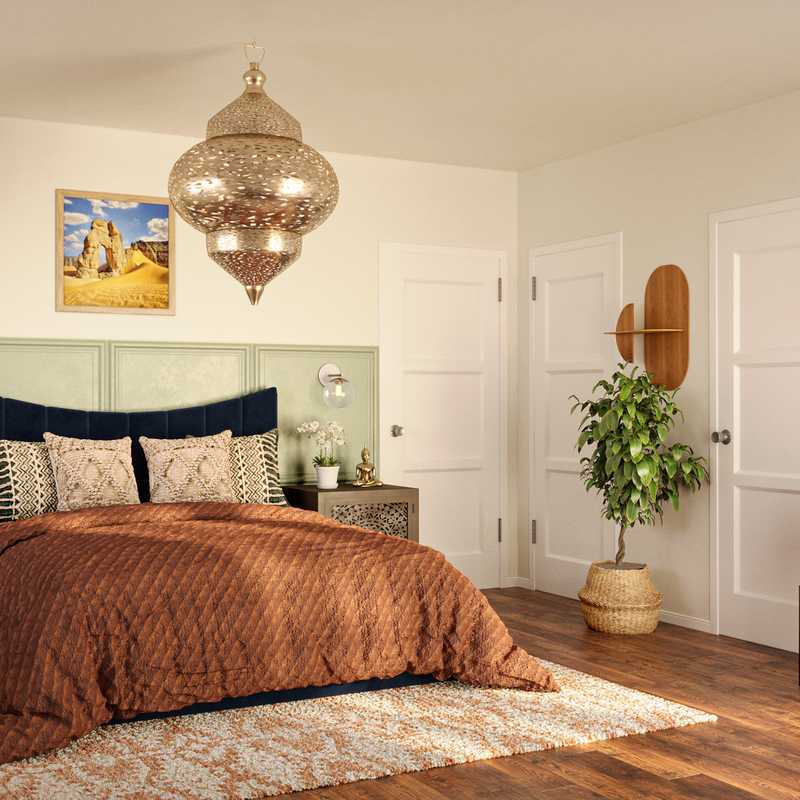 Eclectic, Bohemian Living Room Design by Havenly Interior Designer Priscila