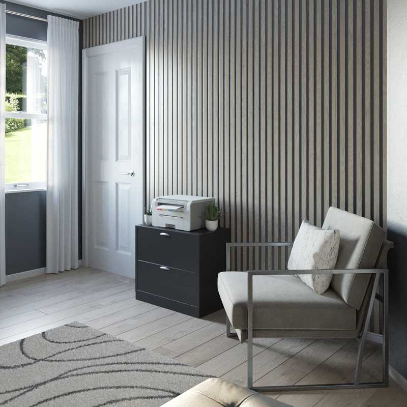 Minimal, Scandinavian Office Design by Havenly Interior Designer Astrid