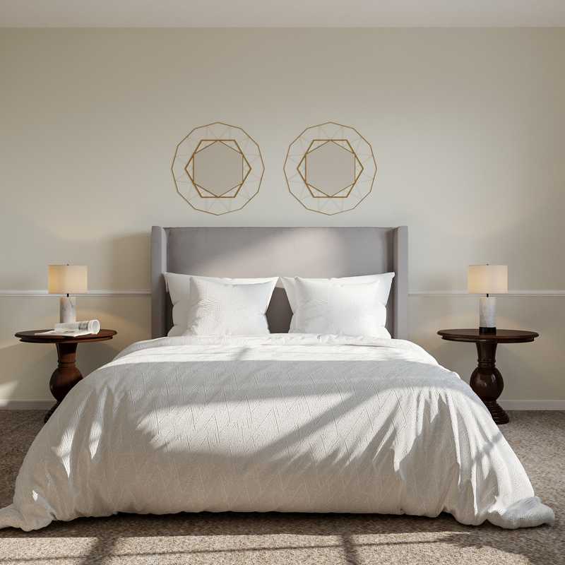 Midcentury Modern, Scandinavian Bedroom Design by Havenly Interior Designer Lorine