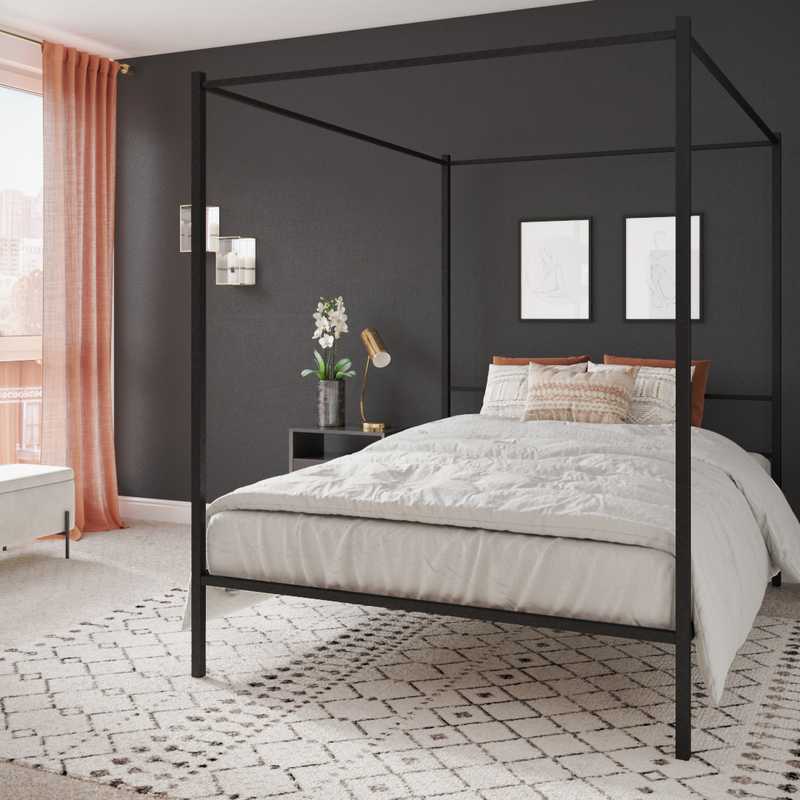 Modern, Industrial Bedroom Design by Havenly Interior Designer Dinah