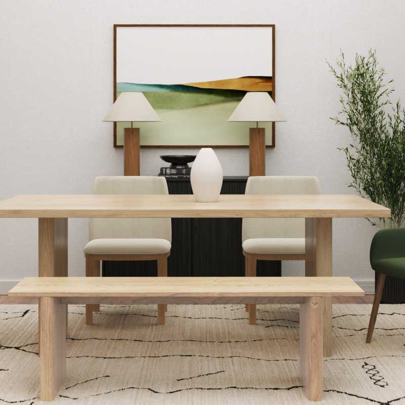 Modern, Scandinavian Dining Room Design by Havenly Interior Designer Ambar