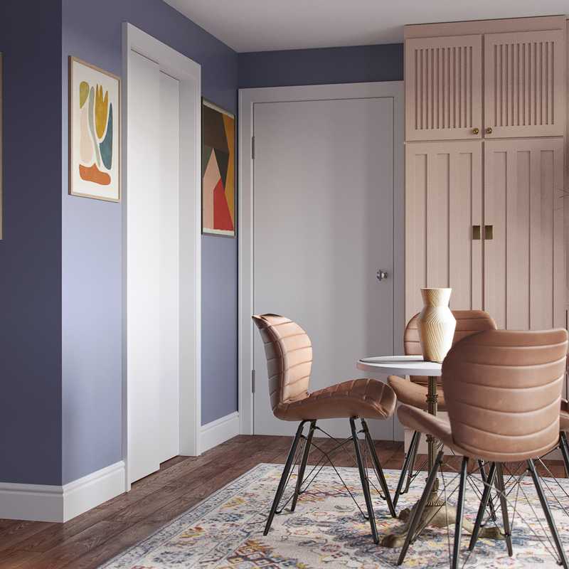 Eclectic, Bohemian, Midcentury Modern Entryway Design by Havenly Interior Designer Emily