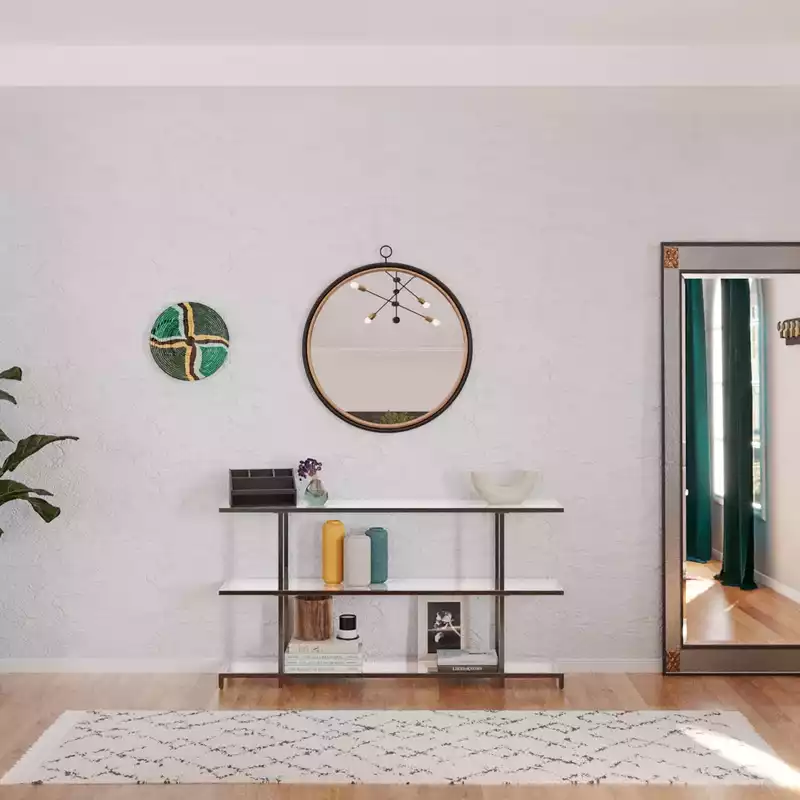 Eclectic, Bohemian Living Room Design by Havenly Interior Designer Marley