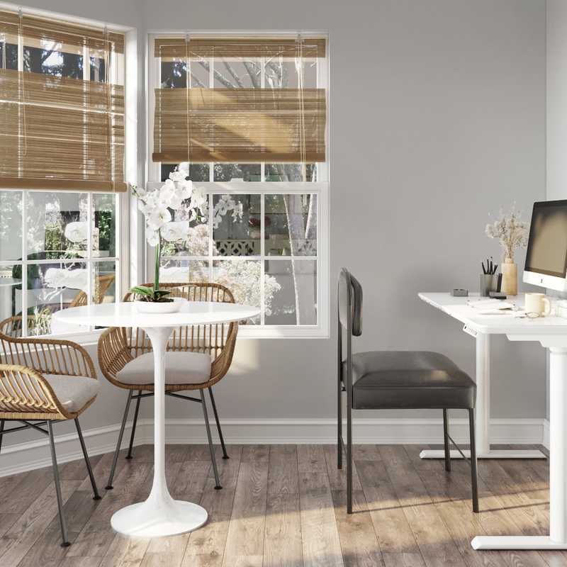 Contemporary, Glam, Preppy Living Room Design by Havenly Interior Designer Rachel