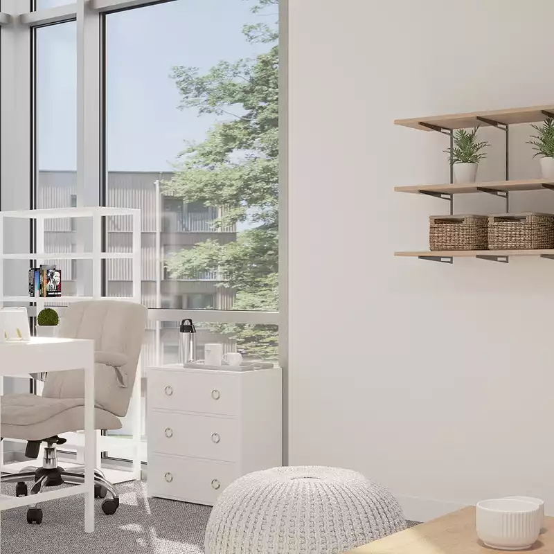 Modern, Scandinavian Office Design by Havenly Interior Designer Ana