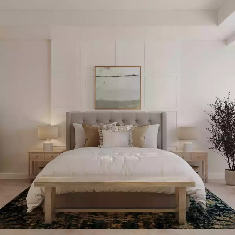 Contemporary, Classic, Glam Bedroom Design by Havenly Interior Designer Alejandra