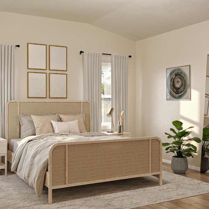 Modern, Bohemian, Midcentury Modern Bedroom Design by Havenly Interior Designer Melissa