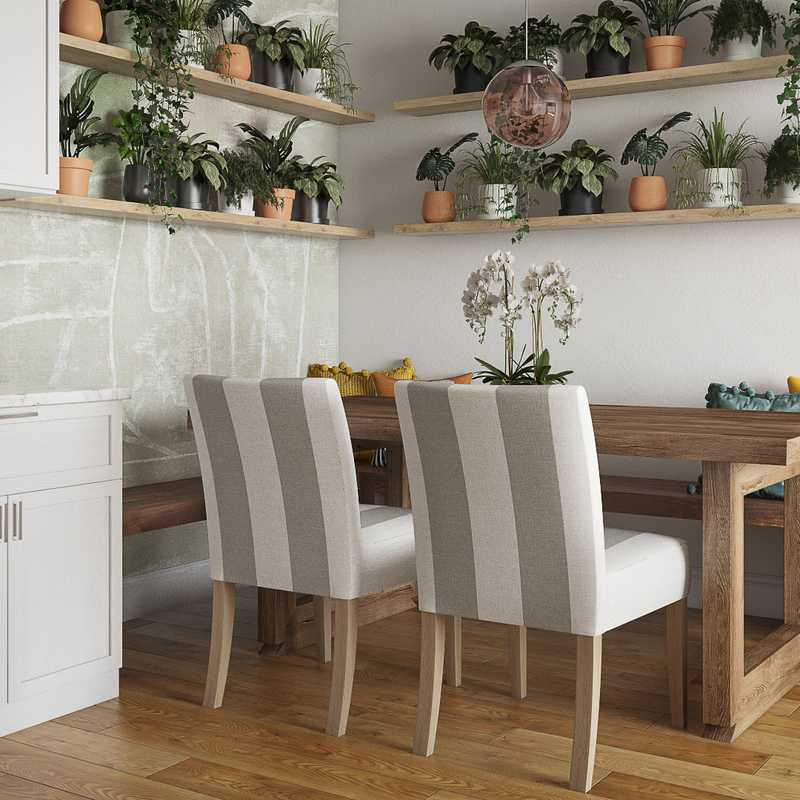 Eclectic, Bohemian, Global, Midcentury Modern Dining Room Design by Havenly Interior Designer Alycia