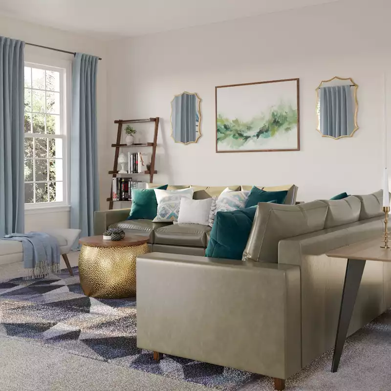 Modern, Eclectic, Farmhouse Bedroom Design by Havenly Interior Designer Allison