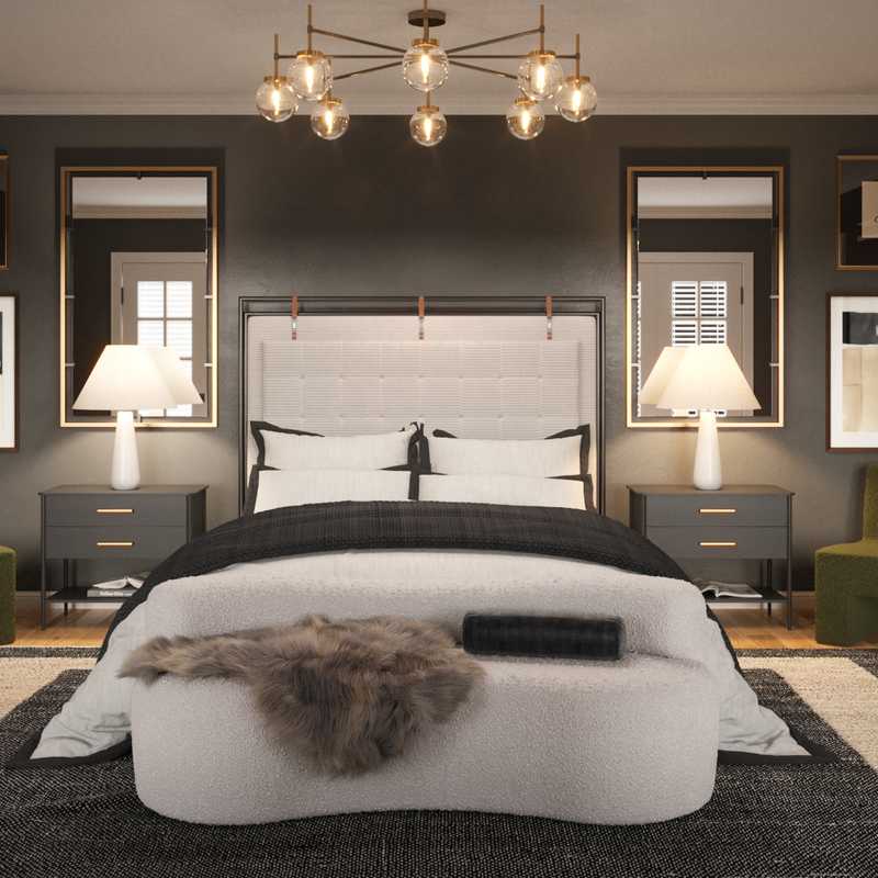 Contemporary Bedroom Design by Havenly Interior Designer Brady