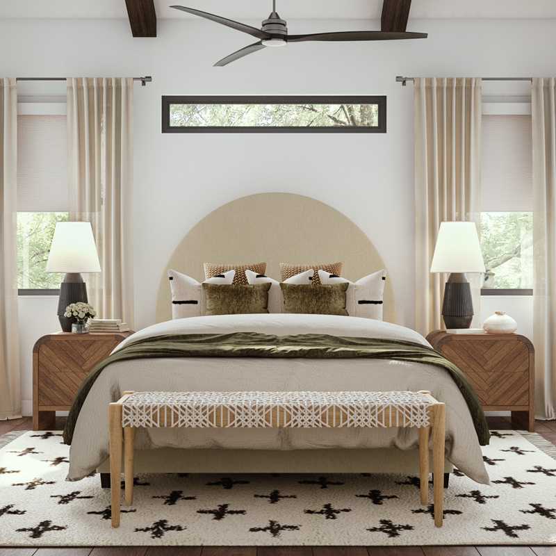 Classic, Bohemian, Transitional Bedroom Design by Havenly Interior Designer Marisa
