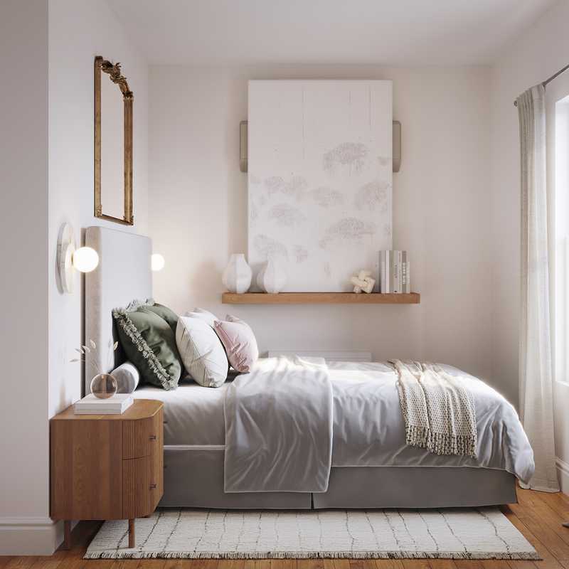 Modern, Global, Midcentury Modern Bedroom Design by Havenly Interior Designer Vye