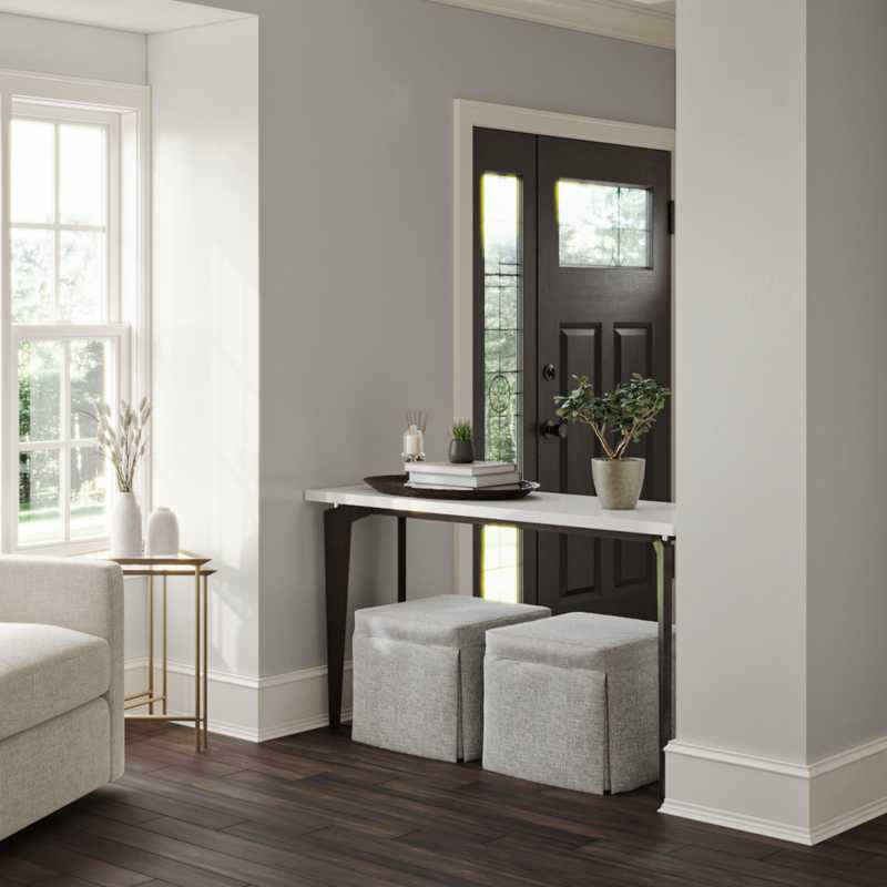 Contemporary, Classic, Transitional Entryway Design by Havenly Interior Designer Kylie