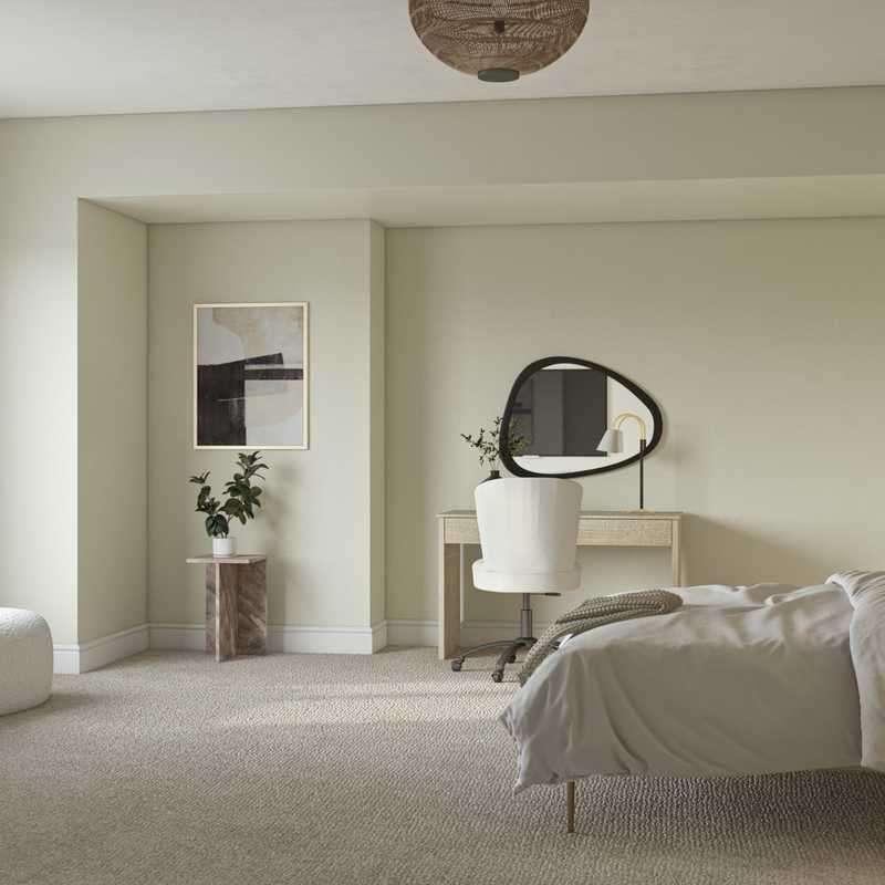 Modern, Bohemian, Transitional Bedroom Design by Havenly Interior Designer Vye