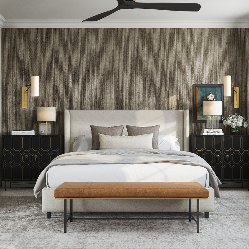 Modern, Classic Bedroom Design by Havenly Interior Designer Dawn