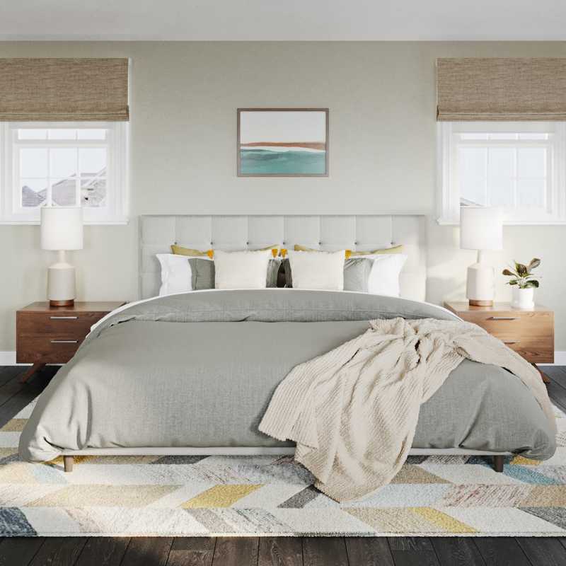 Modern, Midcentury Modern, Minimal Bedroom Design by Havenly Interior Designer Allison