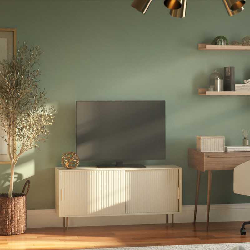 Classic, Glam, Minimal Office Design by Havenly Interior Designer Havenly