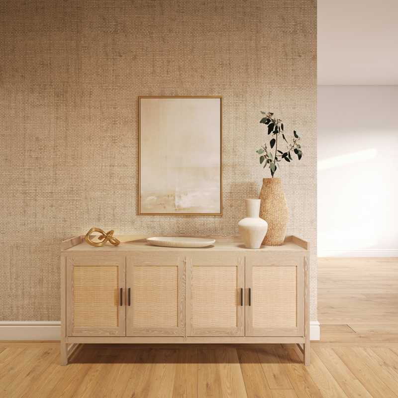 Bohemian, Coastal, Minimal Entryway Design by Havenly Interior Designer Havenly