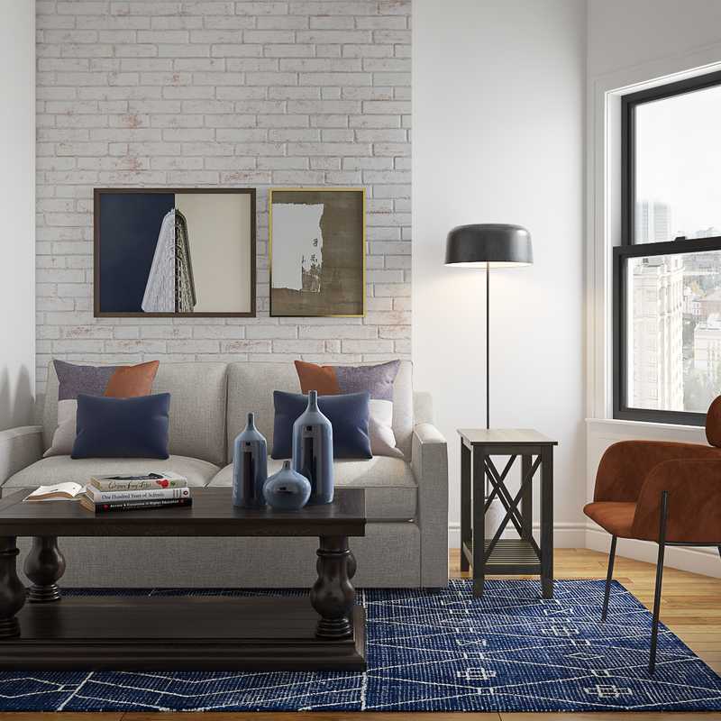 Contemporary, Classic, Scandinavian Living Room Design by Havenly Interior Designer Veronica