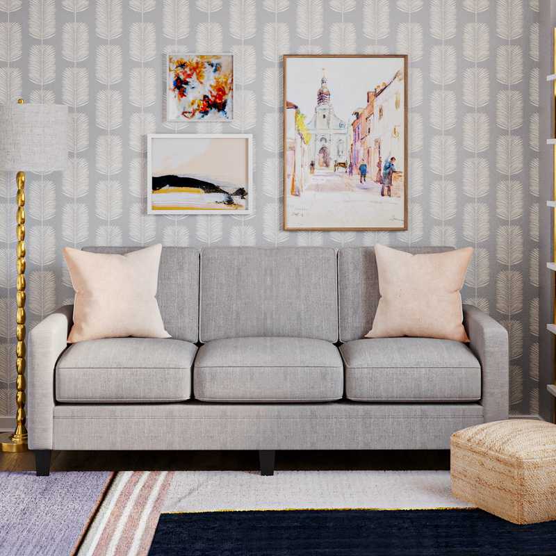 Eclectic, Bohemian Office Design by Havenly Interior Designer Marisa